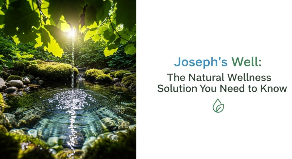 Joseph’s Well: The Natural Wellness Solution You Need to Know