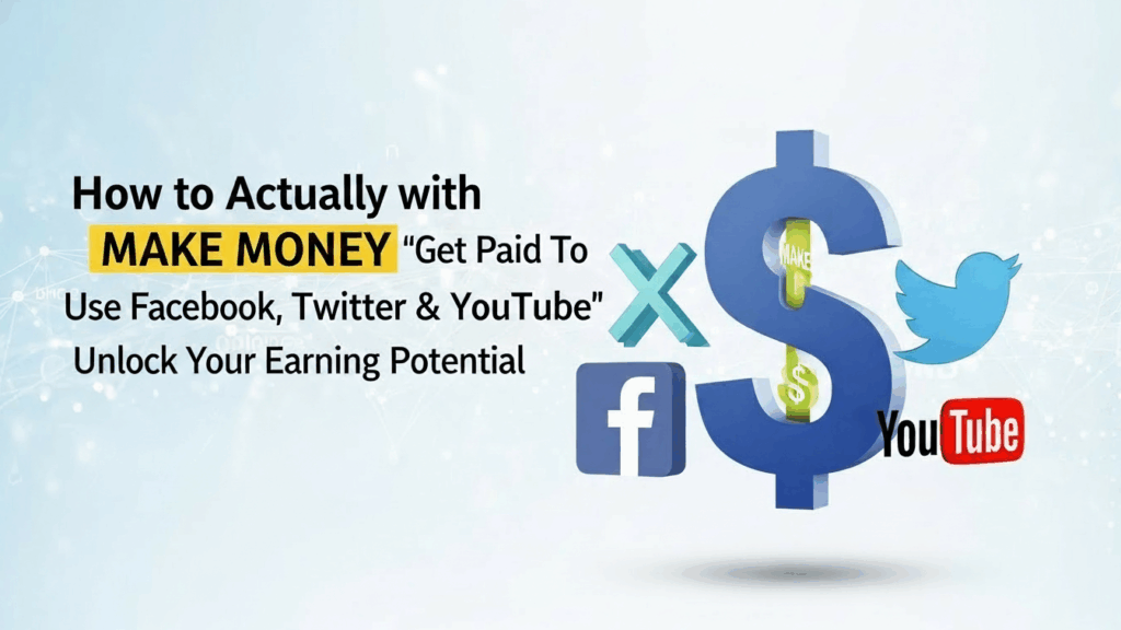 How to Actually Make Money with ‘Get Paid To Use Facebook, Twitter & YouTube