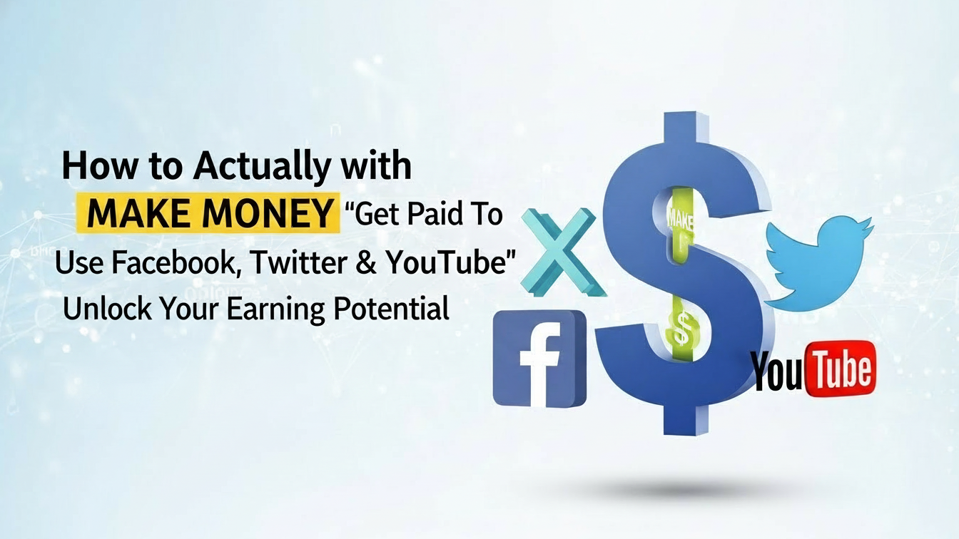 How to Actually Make Money with ‘Get Paid To Use Facebook, Twitter & YouTube
