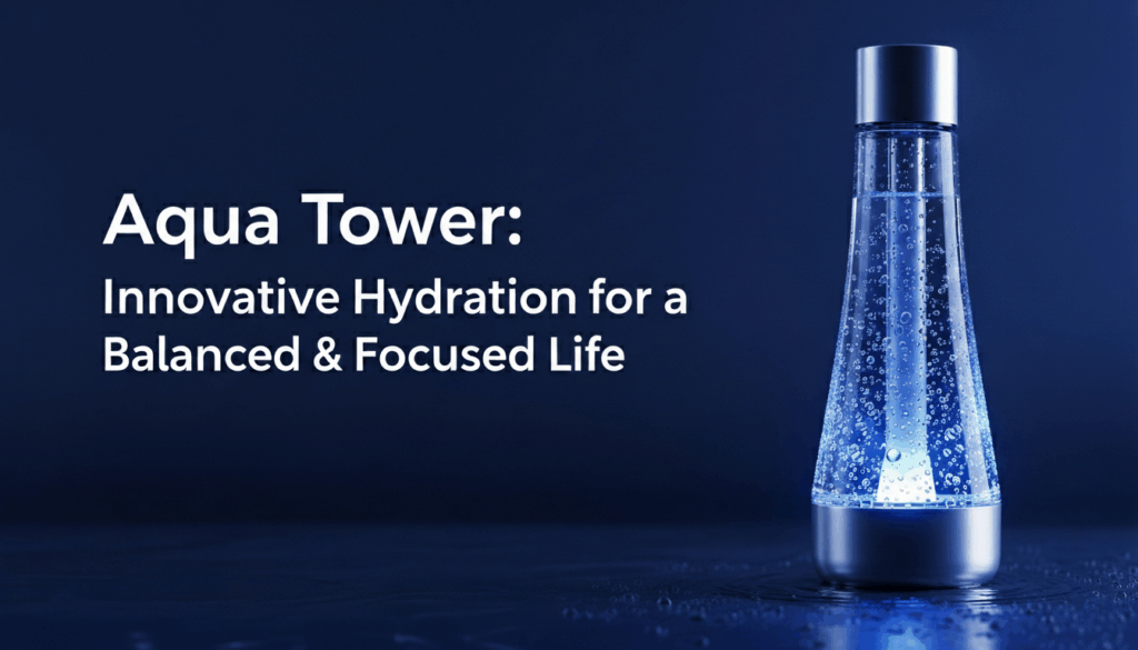 Aqua Tower: Innovative Hydration for a Balanced & Focused Life
