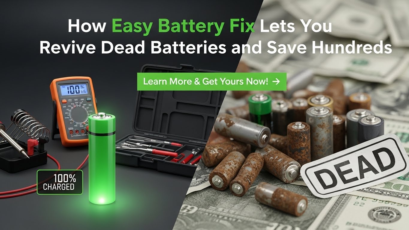 How Easy Battery Fix Lets You Revive Dead Batteries and Save Hundreds