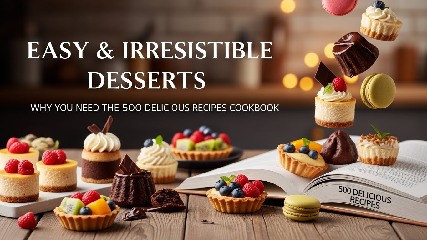 Easy & Irresistible Desserts - Why You Need the 500 Delicious Recipes Cookbook