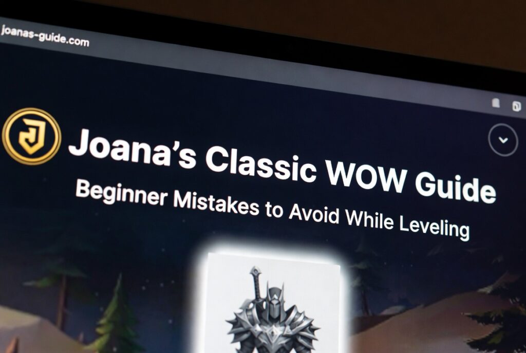Joana’s Classic WoW Guide - Beginner Mistakes to Avoid While Leveling