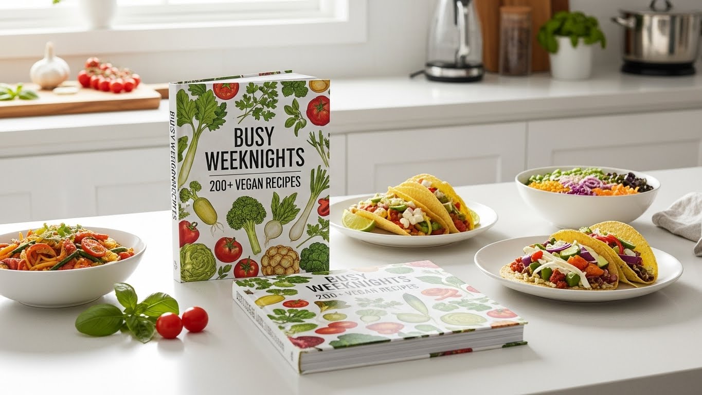 Why This 200+ Vegan Recipe Cookbook Is Perfect for Busy Weeknights
