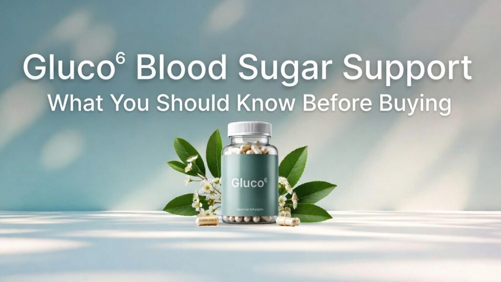 Gluco6 Blood Sugar Support Overview - What You Should Know Before Buying