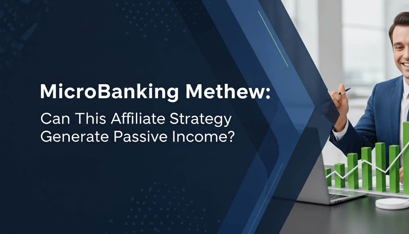 MicroBanking Method Review - Can This Affiliate Strategy Generate Passive Income