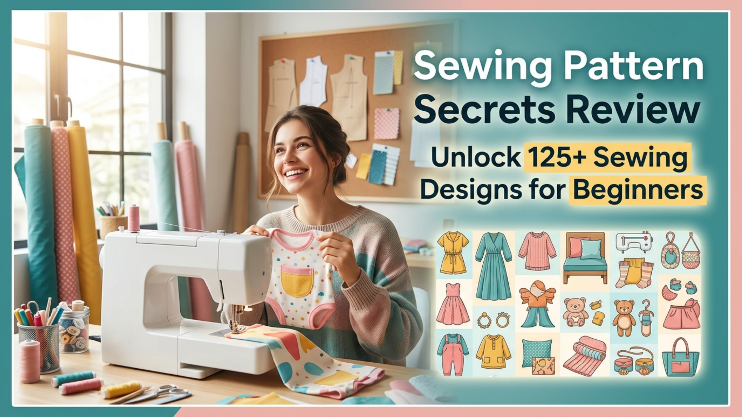 Sewing Pattern Secrets Review - Unlock 125+ Sewing Designs for Beginners