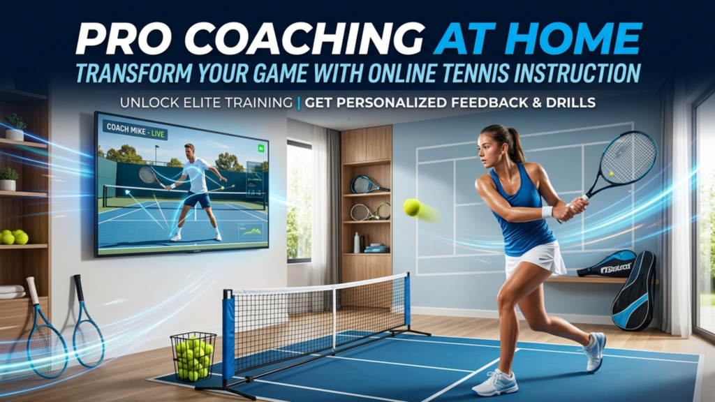 Pro Coaching at Home Transform Your Game with Online Tennis Instruction