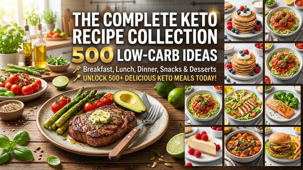 The Complete Keto Recipe Collection - 500 Low-Carb Ideas