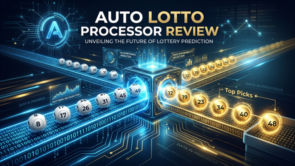 Auto Lotto Processor Review - Can Software Improve Lottery Picks