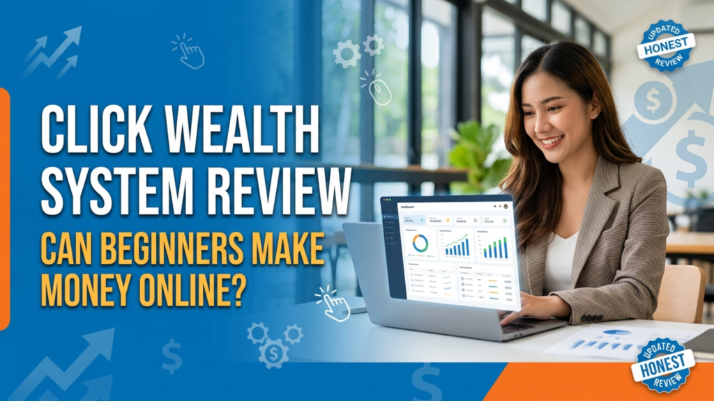 Click Wealth System Review - Can Beginners Make Money Online