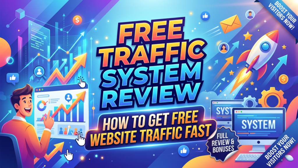 FREE Traffic System Review - How to Get Free Website Traffic Fast
