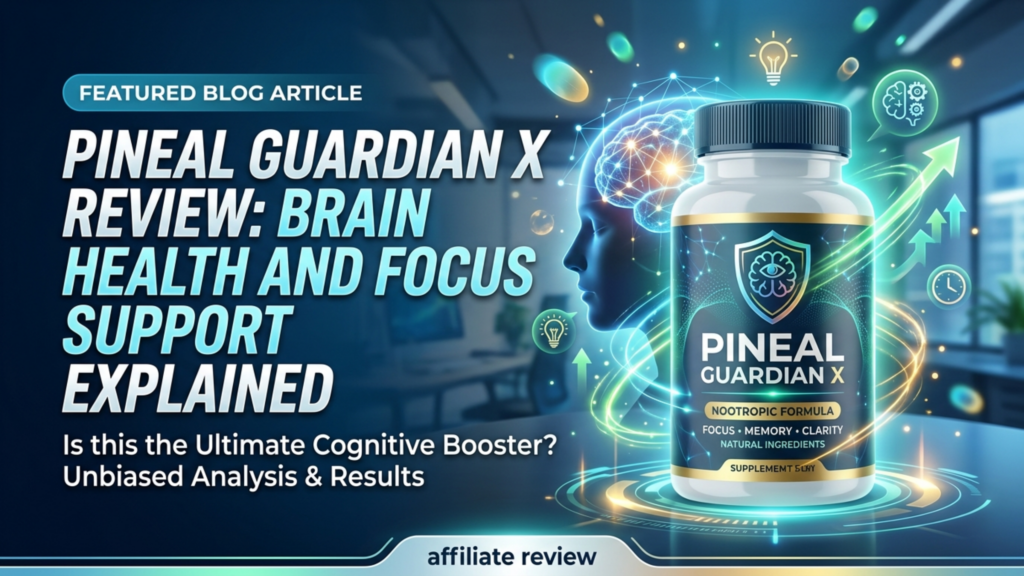 Pineal Guardian X Review - Brain Health and Focus Support Explained